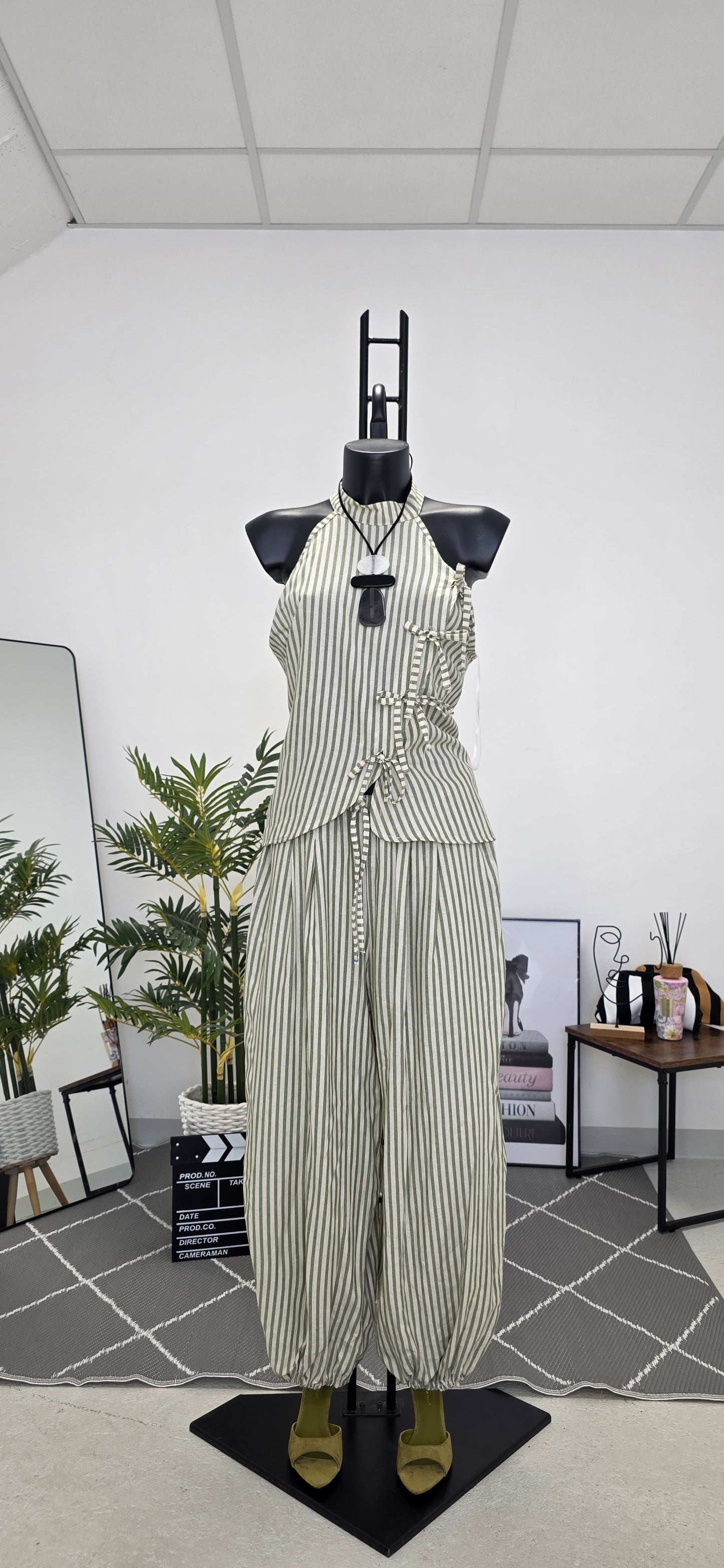 Pantalone Riviera a Righe