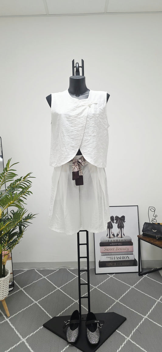 Top fără mâneci „Kimono Touch”