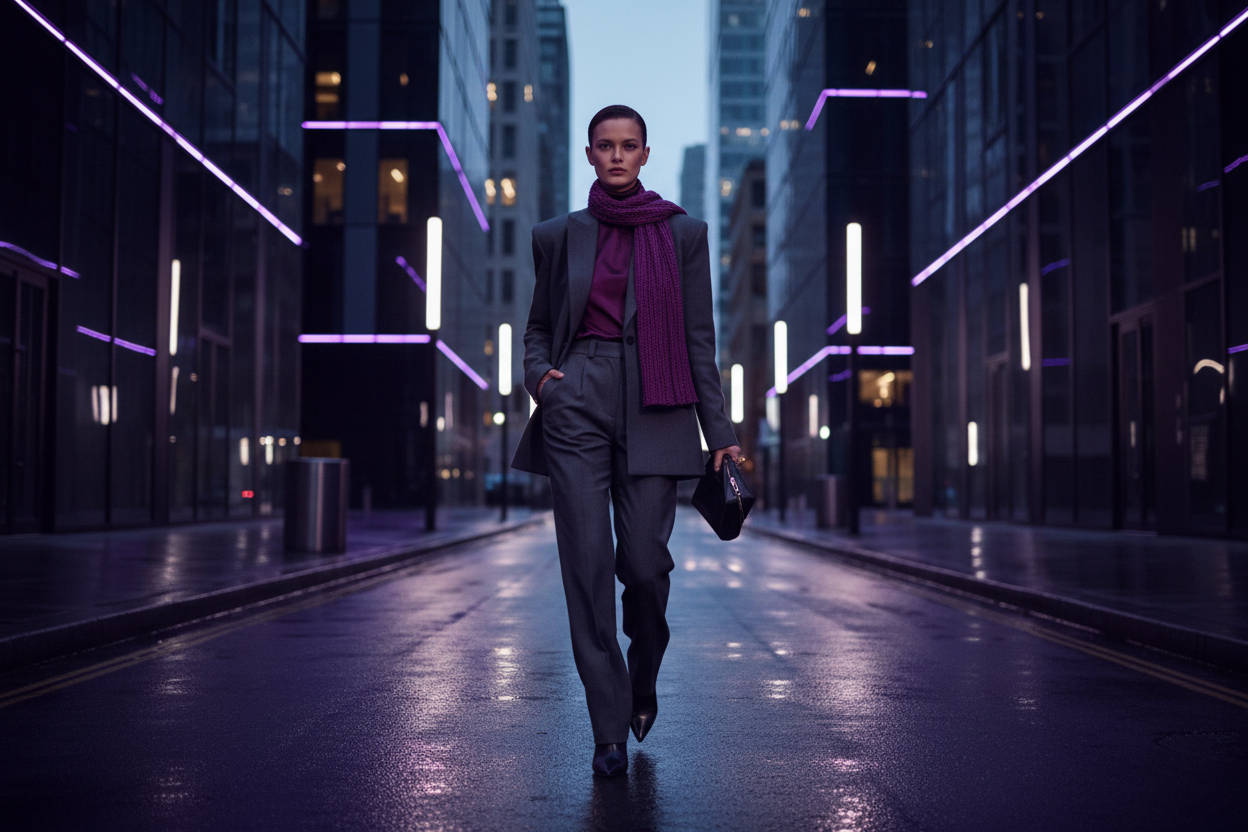 Urban Chic woman walking